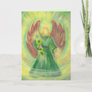 Carte de voeux Archangel Raphael avec message