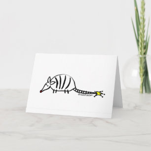 Carte de voeux Armadillo Holiday