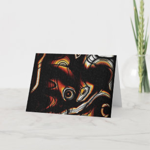 Carte de voeux Art Abstrait