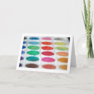 Carte de voeux Artist Paint