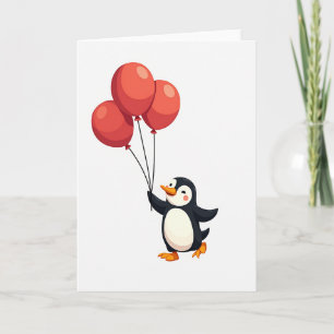 Carte de vœux artistique avec oiseau fantaisiste