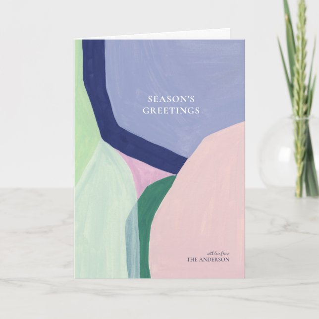 Carte de vœux artistique de Noël (Devant)