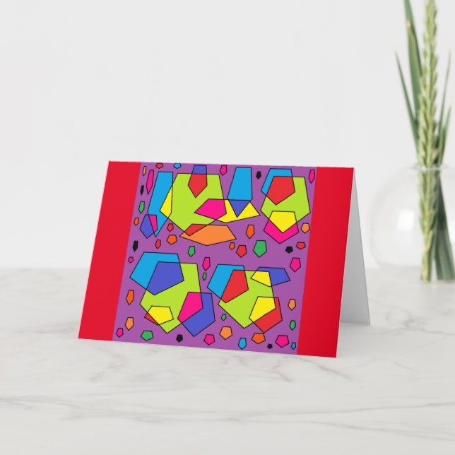 Carte de vœux artistique pour toutes occasions ave (Devant)