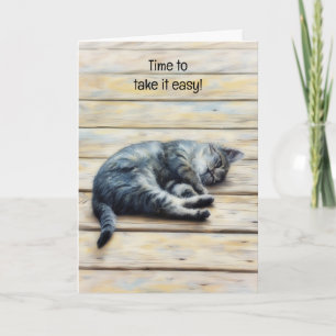 Carte de vœux artistique relaxante avec un petit c