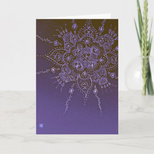 Carte de voeux au clair de lune