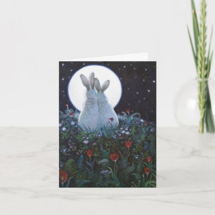 Carte de voeux - Au clair de lune
