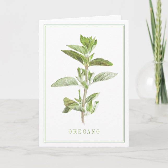 CARTE DE VŒUX AU THYM FRESH (Devant)