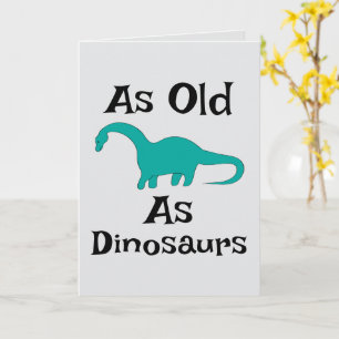 Carte de vœux aussi vieille que les dinosaures