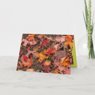 Carte de voeux/Automne