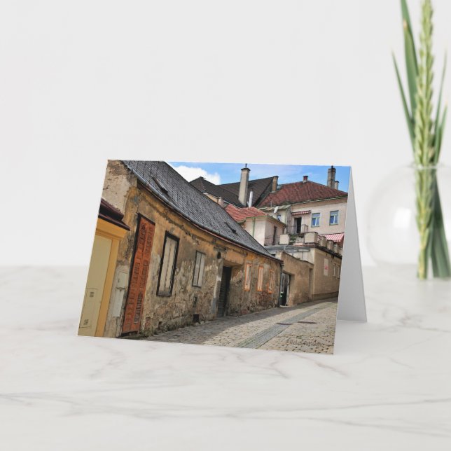 Carte de voeux autrichienne de rue (Devant)