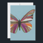 Carte de voeux aux papillons colorés<br><div class="desc">Carte de voeux</div>