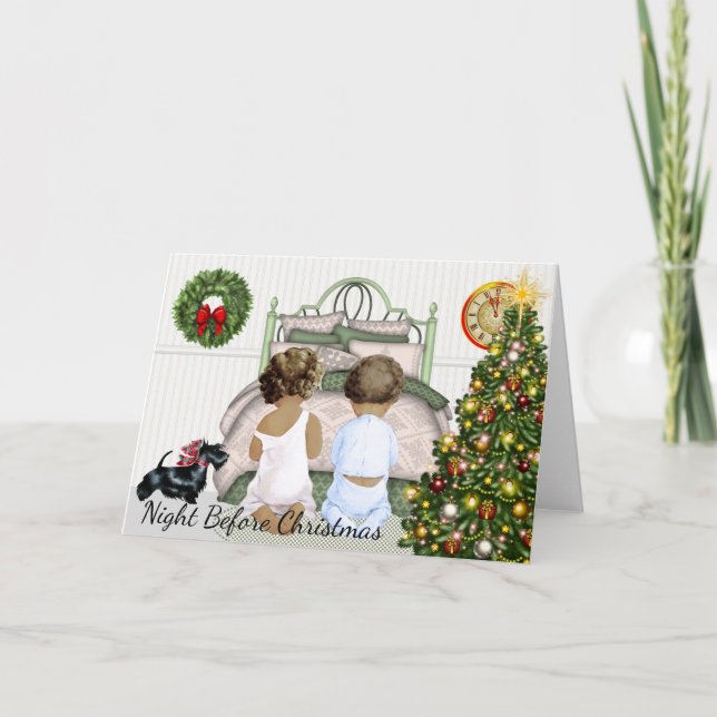 Carte de voeux avant Noël (Devant)