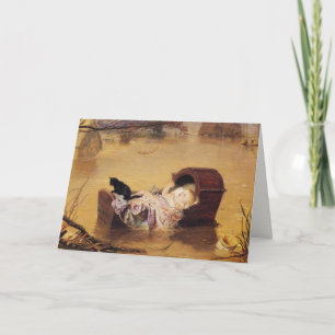 Carte de voeux avec John Everett Millais Peinture