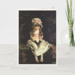 Carte de voeux avec John Everett Millais Peinture