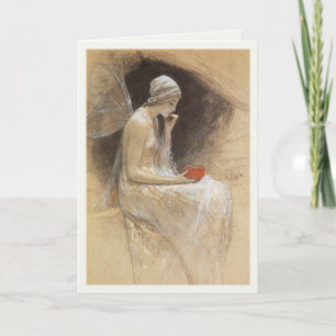 Carte de voeux avec la peinture de Nikolaos Gyziz