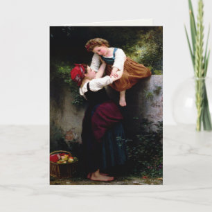 Carte de voeux avec William Bouguereau Peinture