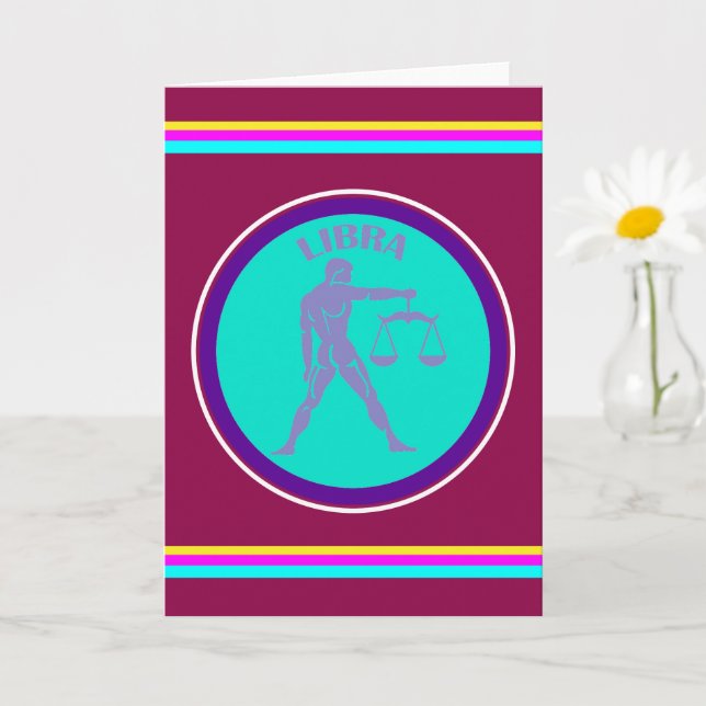 Carte de vœux Balance (Petite plante)