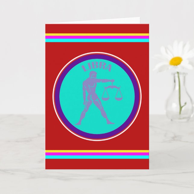 Carte de vœux Balance (Petite plante)