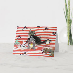 Carte de voeux Bandit Ancres Away