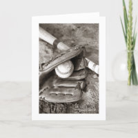 Carte de voeux Baseball1