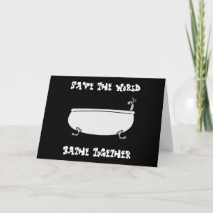 Carte de voeux Bathe Together
