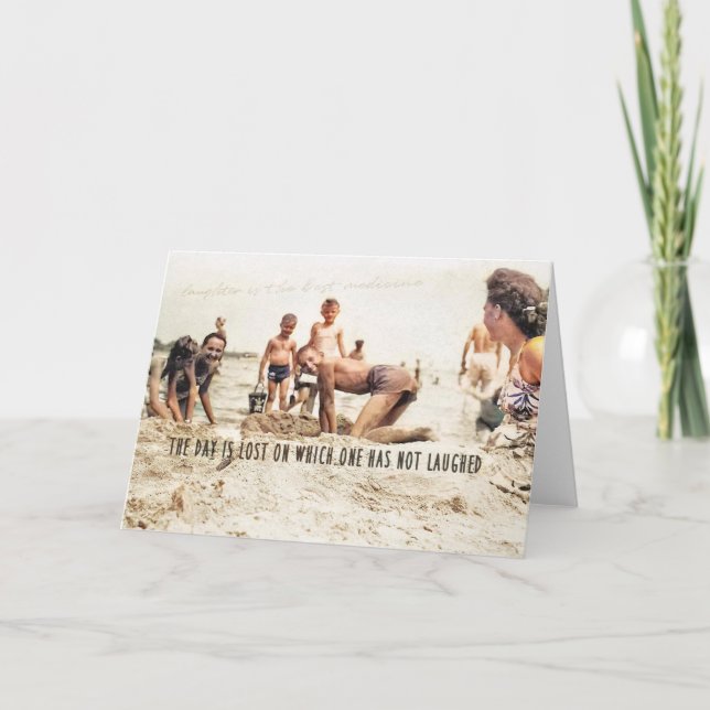 Carte de voeux BEACH FROLICS (Devant)