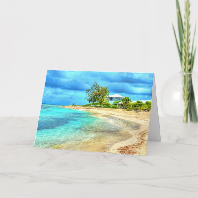 Carte de voeux Beach House (Devant)