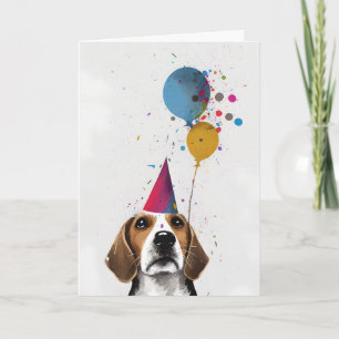 Carte de voeux beagle