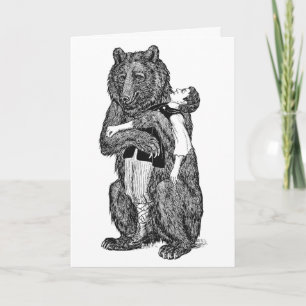 Carte de voeux "Bear Hug"