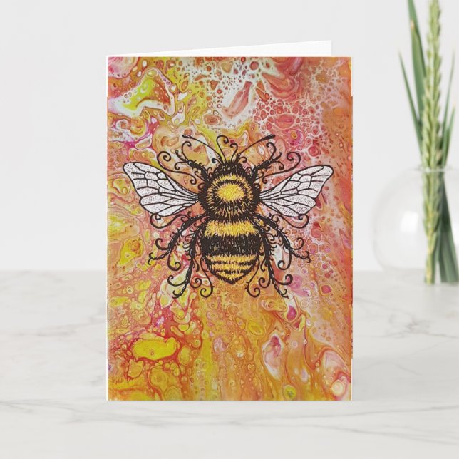 Carte de vœux 'Bee Mine' (Devant)