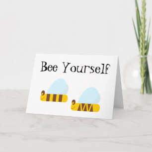 Carte de voeux Bee Yourself