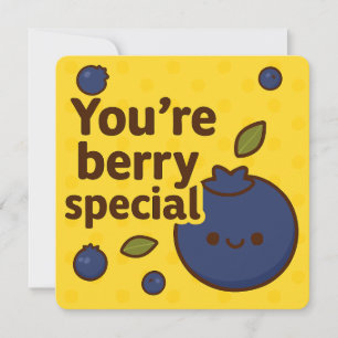 Carte de voeux Berry Special Blueberry