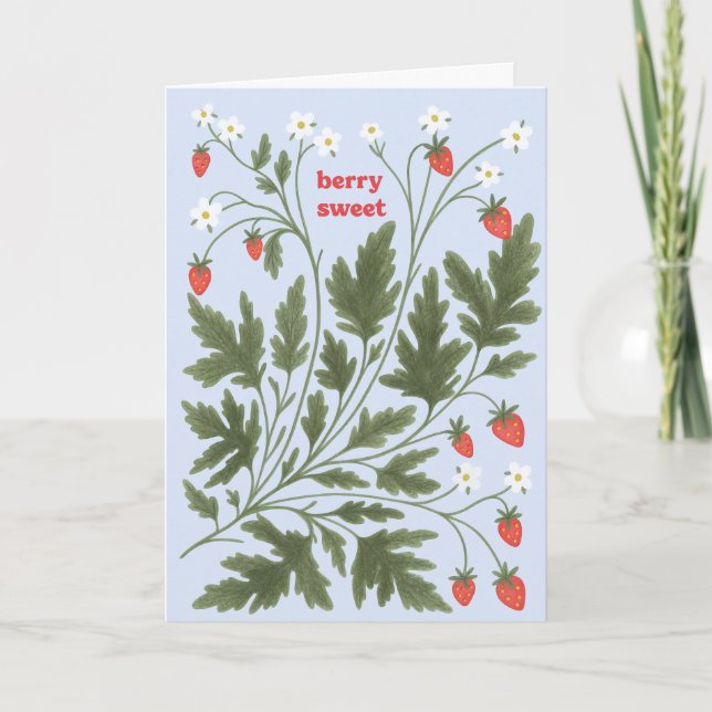 Carte de vœux Berry Sweet (Devant)