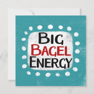 Carte de voeux Big Bagel Energy