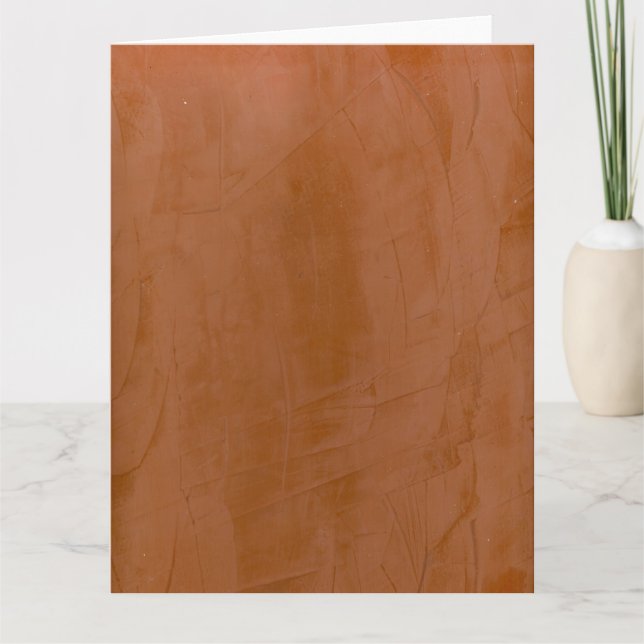 Carte de voeux Big Blank Plaster Tangerine Plaster (Devant)
