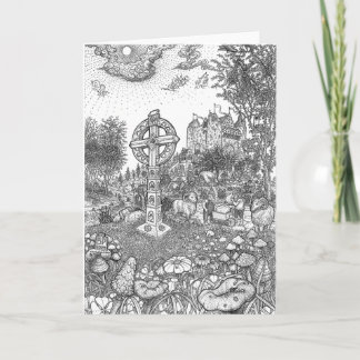 Carte de voeux Big Castle Cross