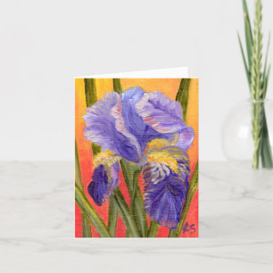 Carte de voeux 'Big Iris'