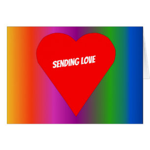 Carte de voeux Big Red Heart
