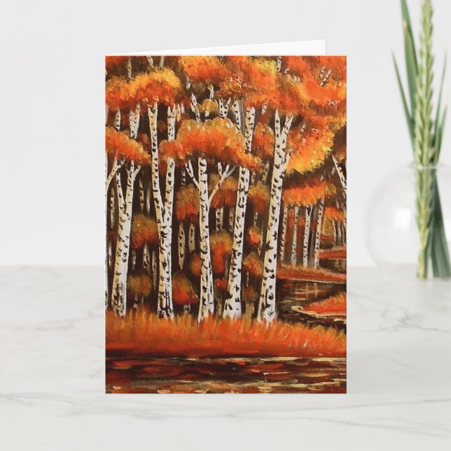 Carte de voeux Birch (Devant)