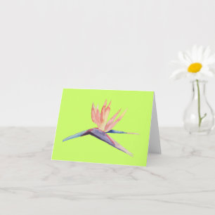 Carte de voeux Bird of Paradise