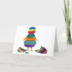 Carte de voeux Bitty rayée