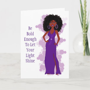 Carte de vœux Black Girl Magic