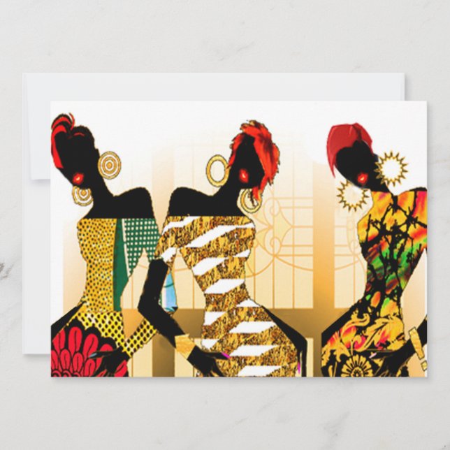 Carte de vœux Black Girls Rock (Devant)
