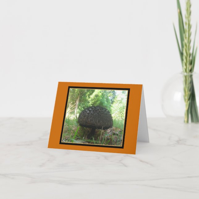 Carte de vœux Black Shroom (Devant)
