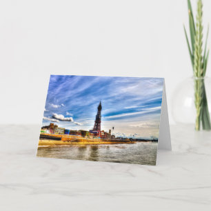 Carte de voeux Blackpool Tower