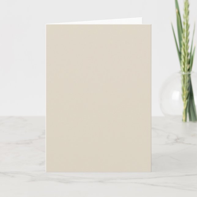 Carte de vœux blanc os (Devant)