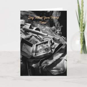 Carte de voeux blanche du voyage de pêche