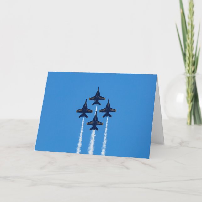 Carte de voeux Blue Angels (Devant)