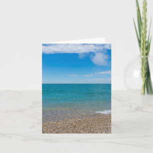 Carte de voeux Blue Paradise At Lake Michigan