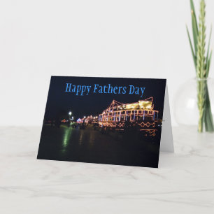 Carte de voeux Boat Lights
